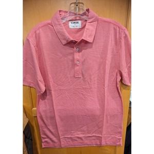 Linksoul Shirt Adult Small Polo Short Sleeve 3 button Golf NWT 100% Cotton